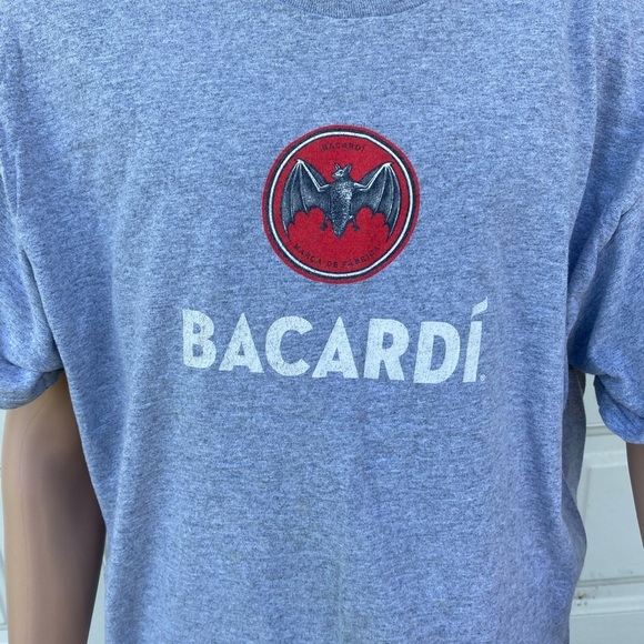 Bacardi Gray T-Shirt, XL - Picture 2 of 3